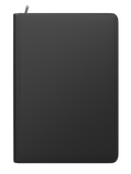 Stealth 9 Pocket Zip Binder – Black