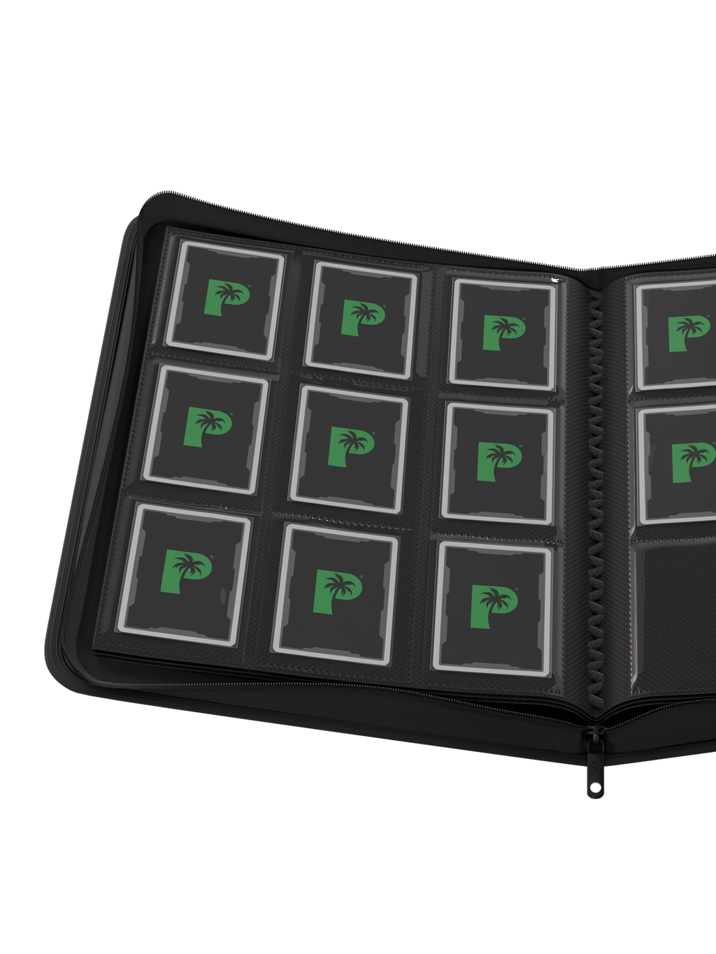 Stealth 9 Pocket Zip Binder – Black