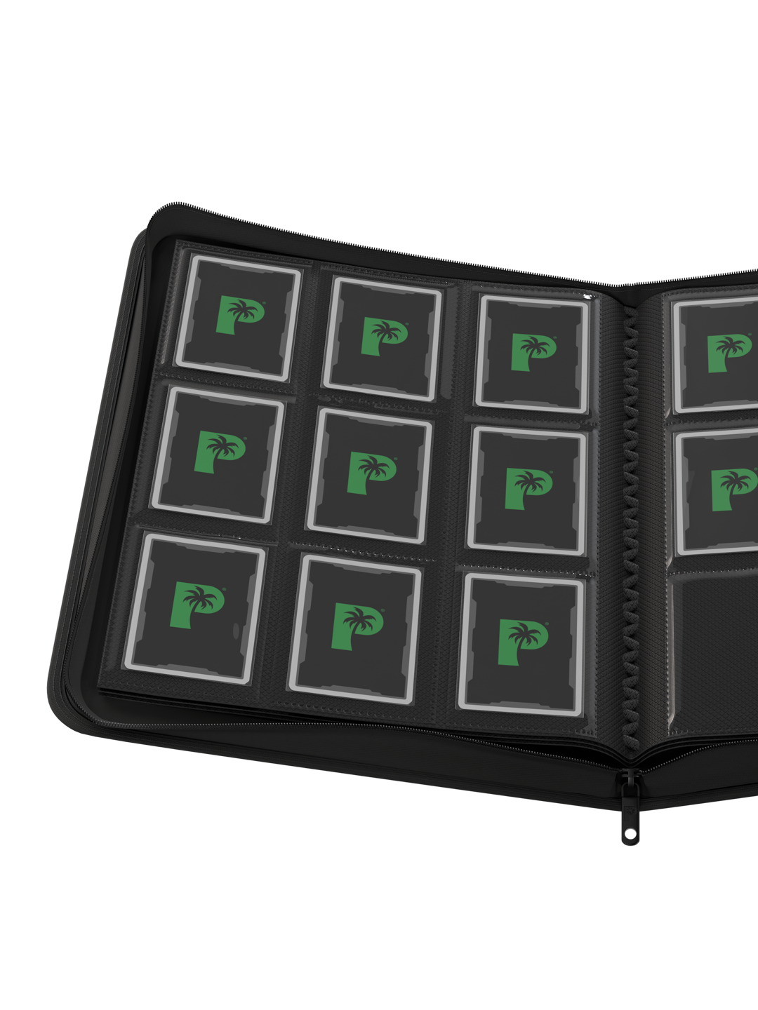 Stealth 9 Pocket Zip Binder – Black